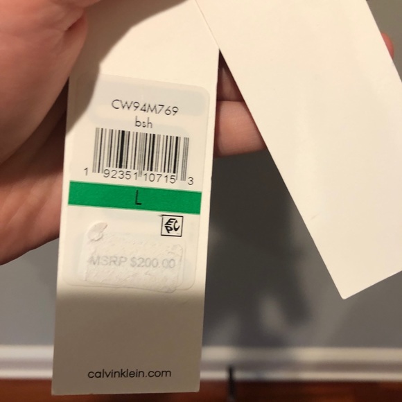 NWT Large Calvin Klein Trench Coat Removable hood - Picture 6 of 12